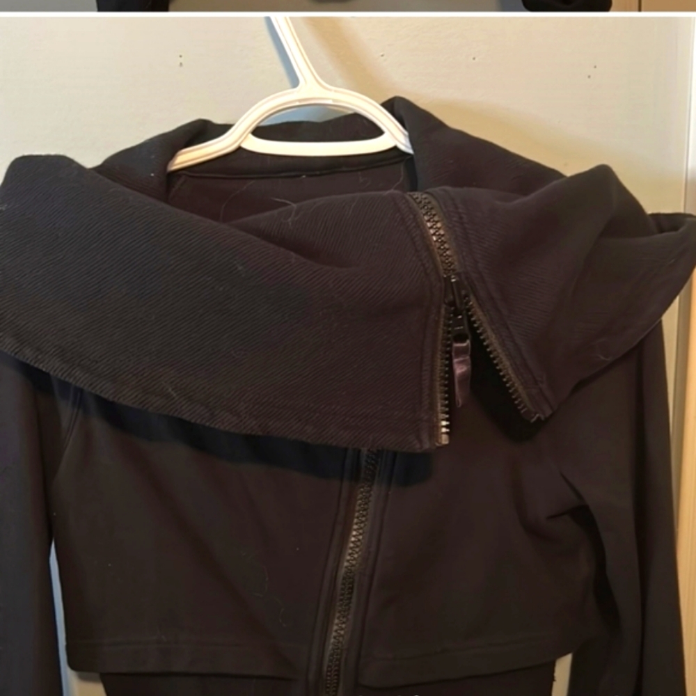 (XS-S) Lululemon Rare Over The Top Cowlneck Vintage Jacket - Picture 6 of 6